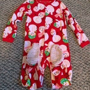 🔥3/$15🔥Carter’s 5t Snowman Pajamas